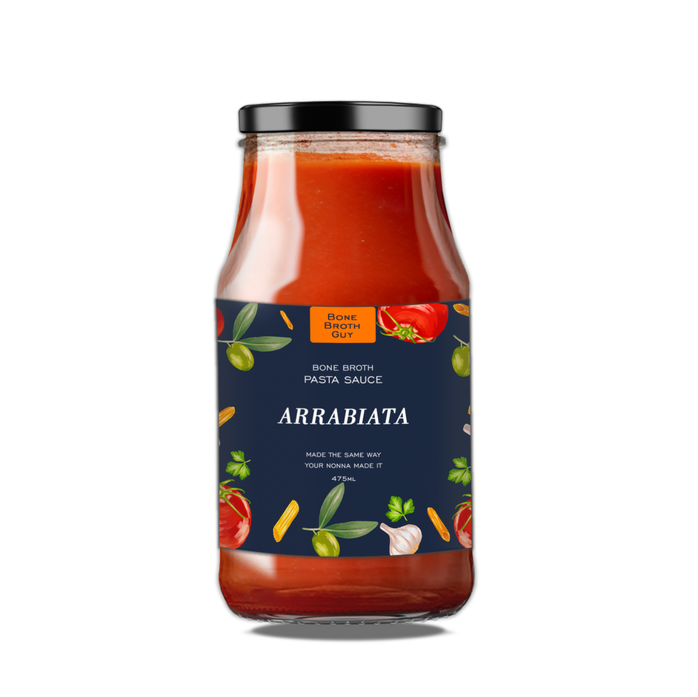 Arrabbiata Bone Broth Pasta Sauce 475ml